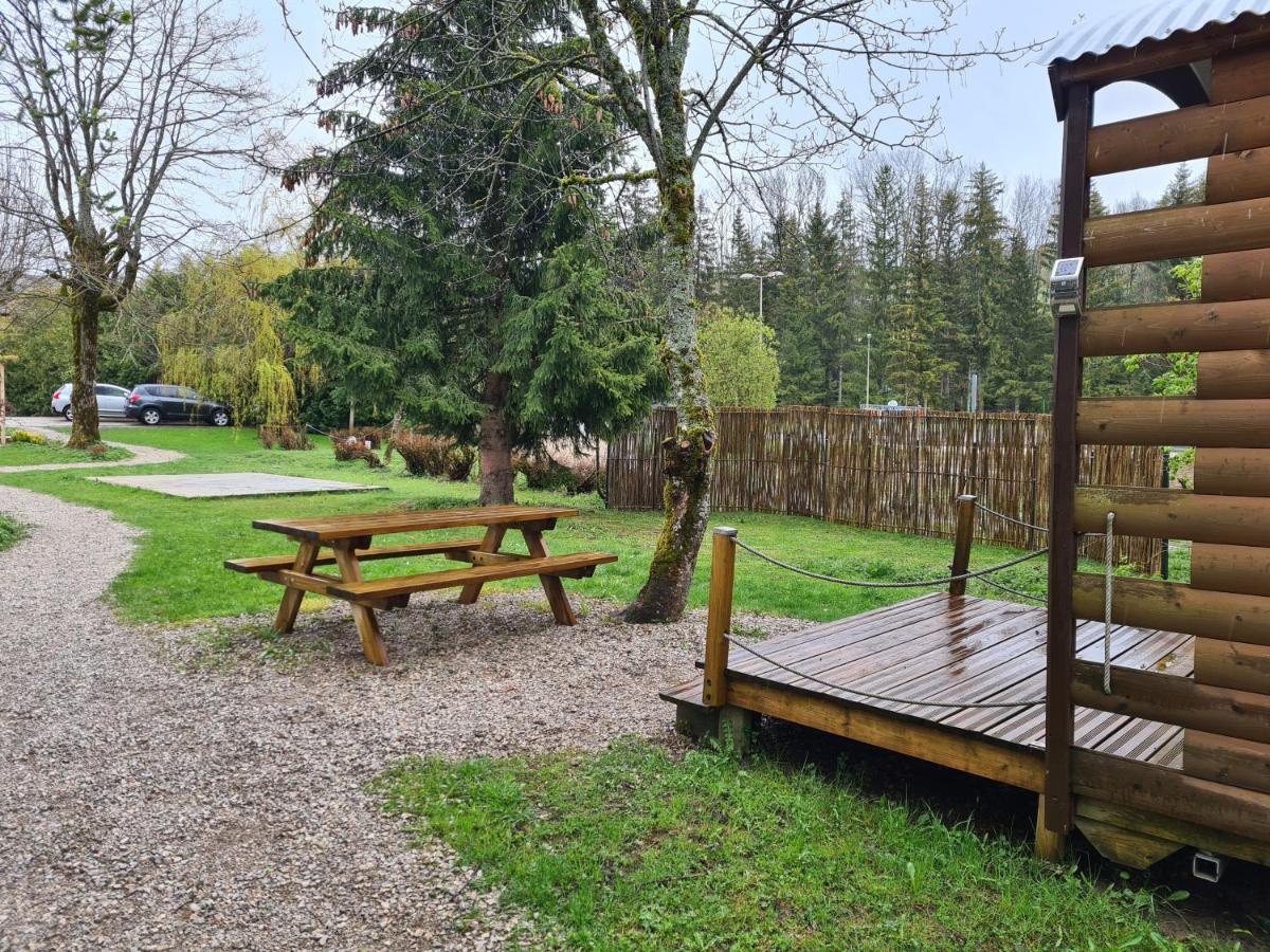 Roulottes Gites - Auberge De La Riviere Foncine-le-Haut Kültér fotó